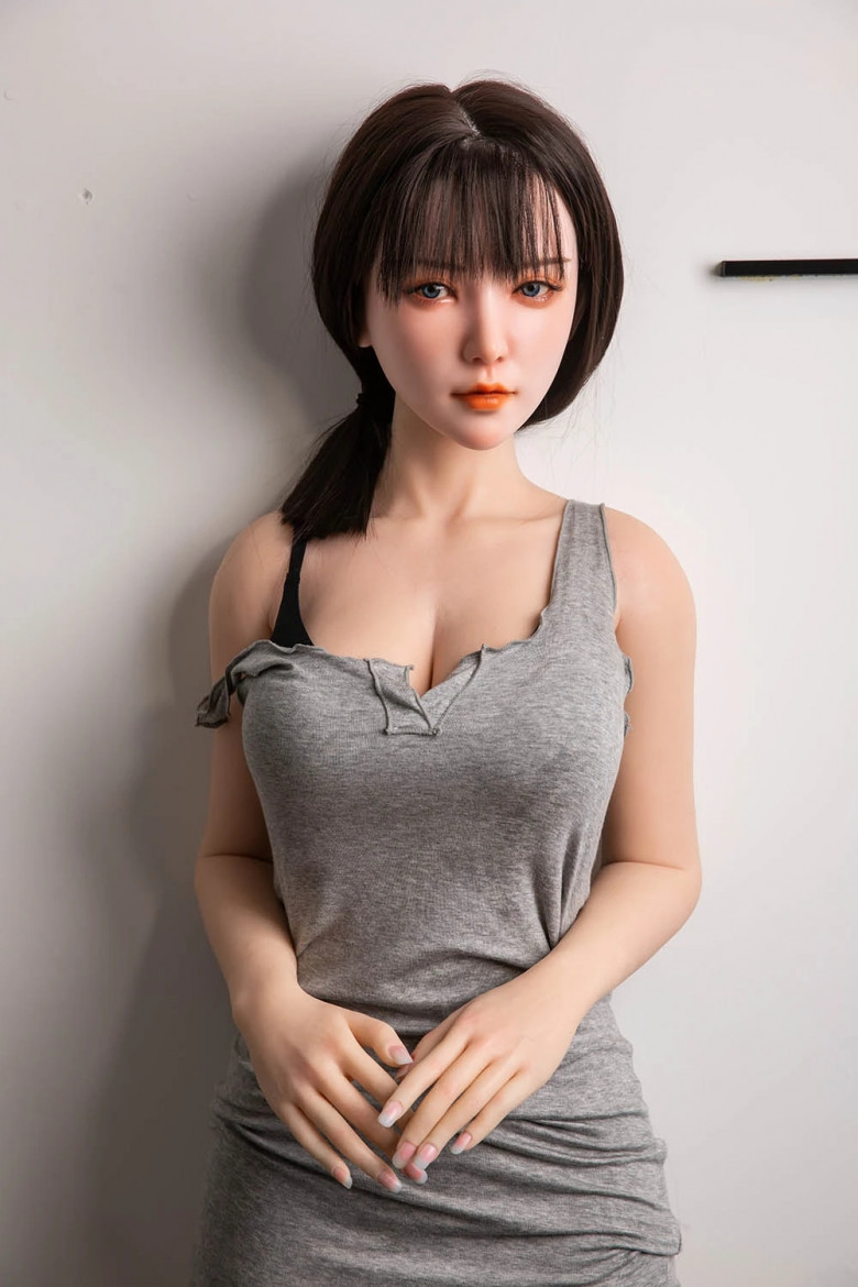 Qitaラブドール通販 エロ巨乳熟女 韓流スタイル 善美 162cm 全身シリコン製 植毛可能 高品質リアルドール 動画あり