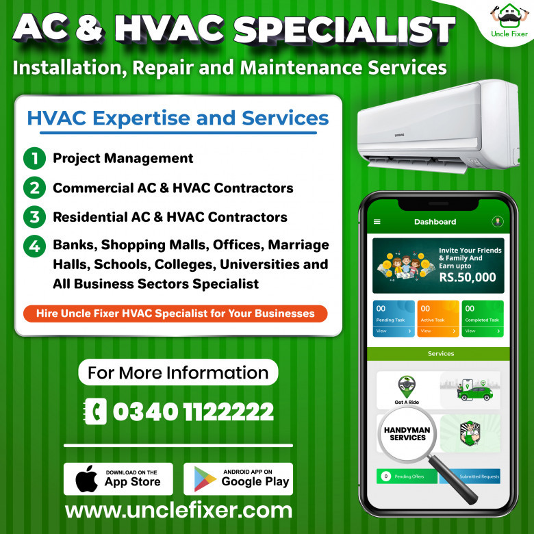 AC Services in Karachi | AC Installation Services – Uncle Fixer