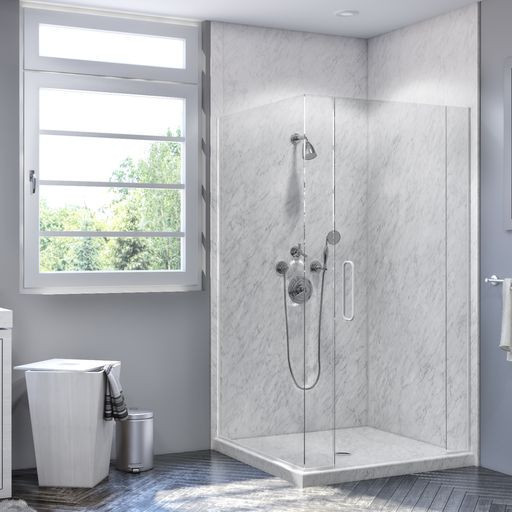 Shower Surround in Frost