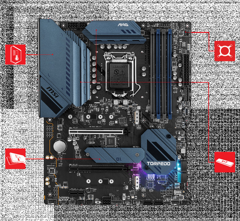 MSI MAG B560 TORPEDO motherboard Intel B560