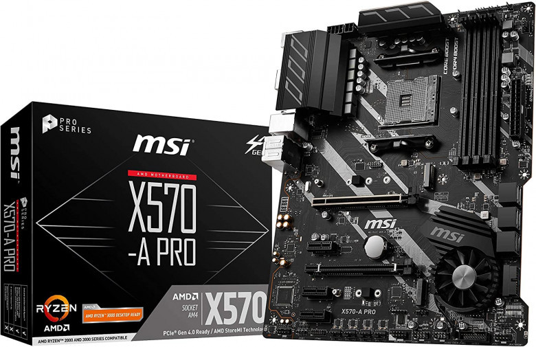 MSI X570-A PRO Motherboard AMD X570 Socket AM4 ATX